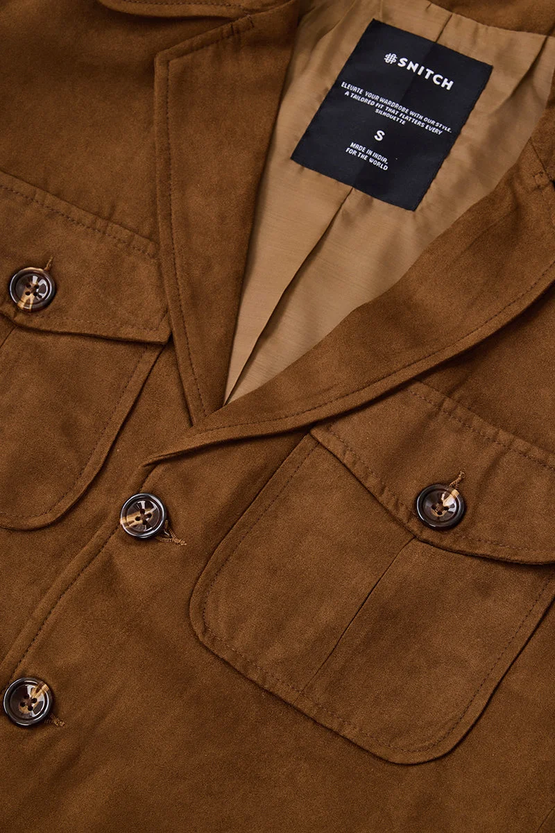 SNITCH  4 Pocket Lapel Collar Coat for Men | Best Price UAE